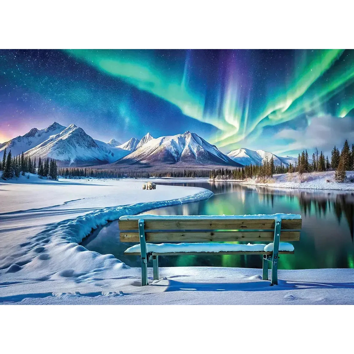 Yukon Aurora Borealis 1000 Piece Jigsaw Puzzle Eurographics