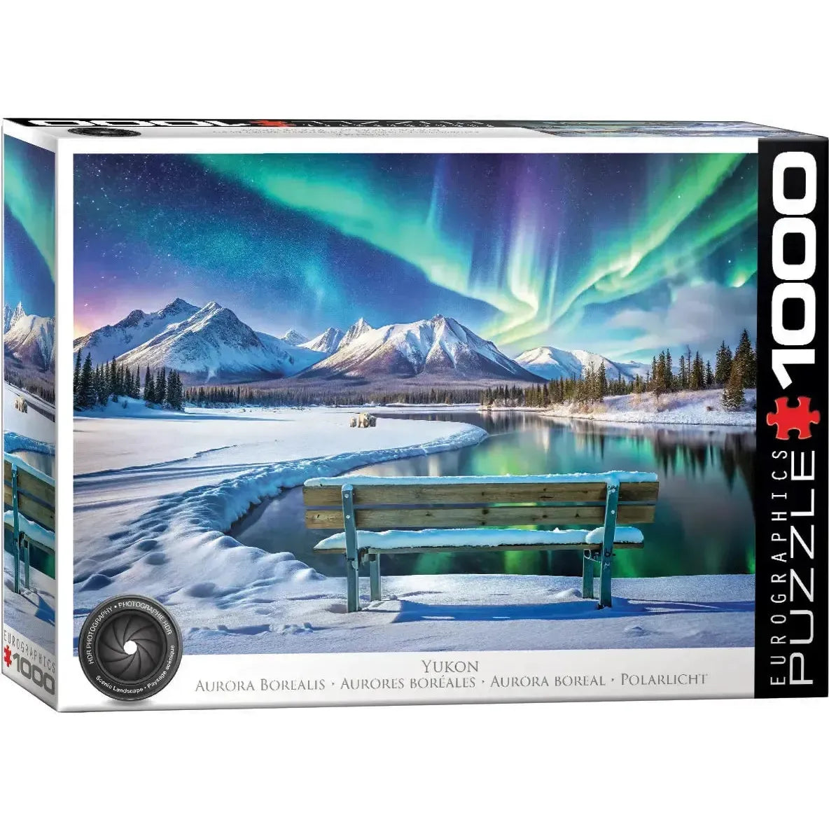 Yukon Aurora Borealis 1000 Piece Jigsaw Puzzle Eurographics