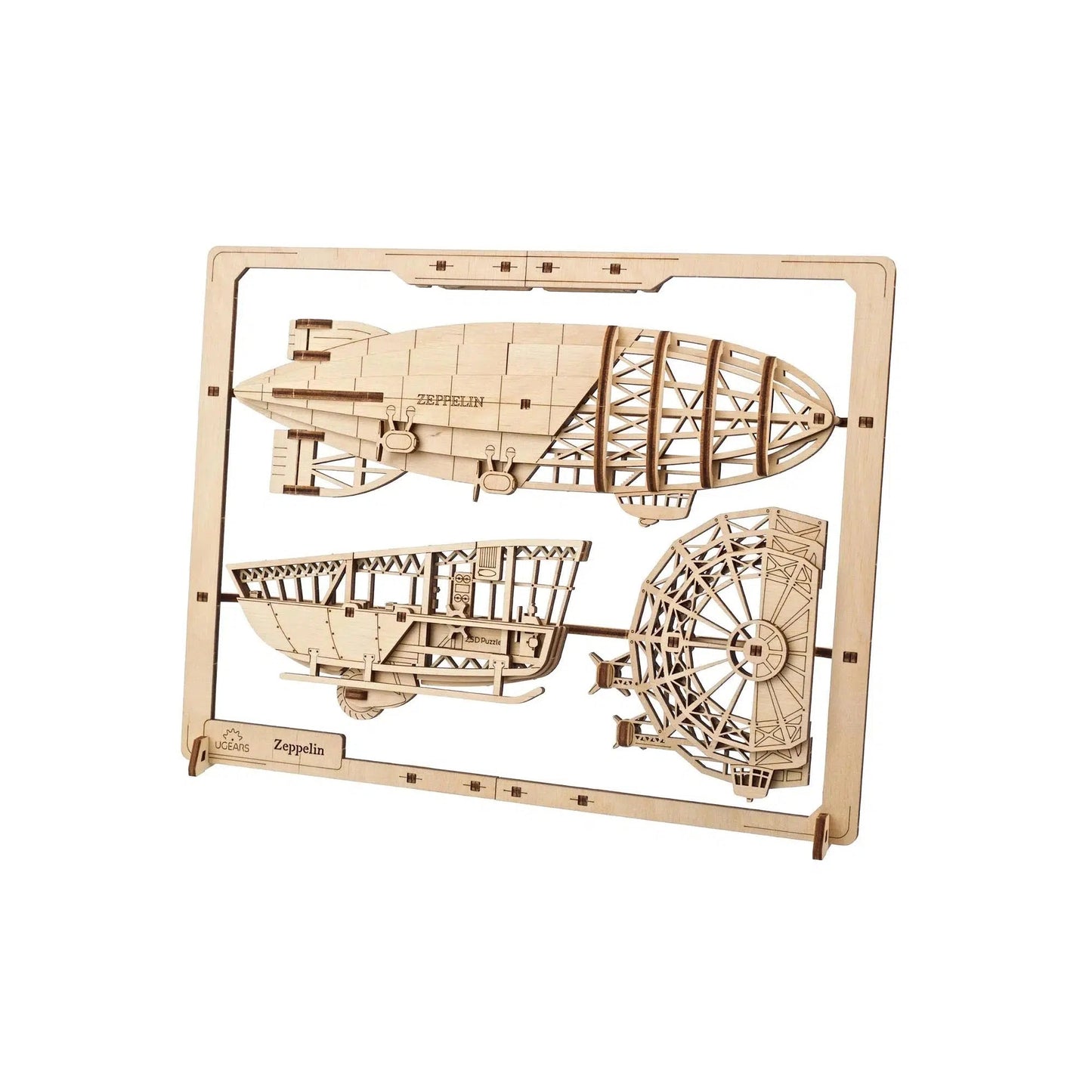 Zeppelin 2.5D Wood Model Kit UGEARS