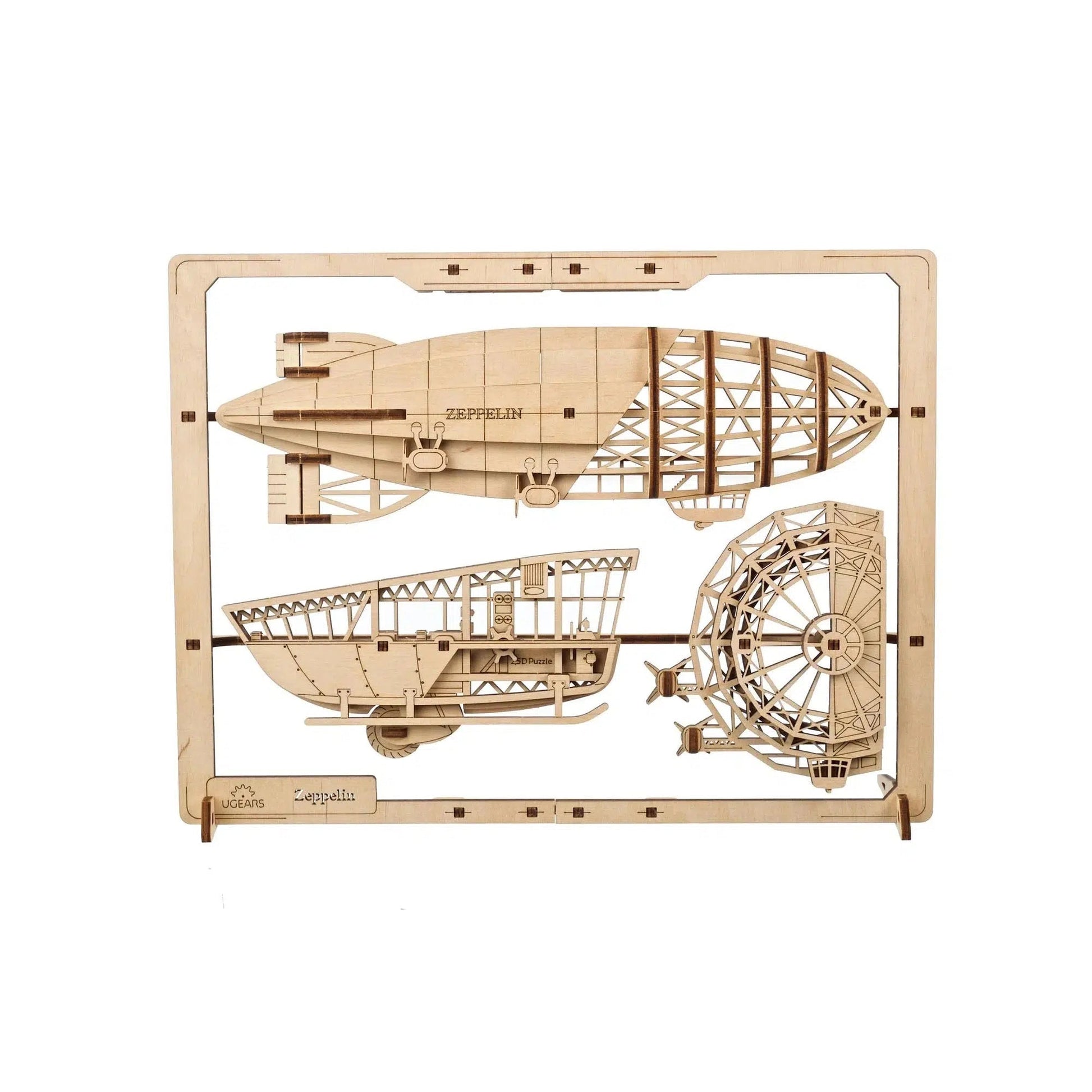 Zeppelin 2.5D Wood Model Kit UGEARS