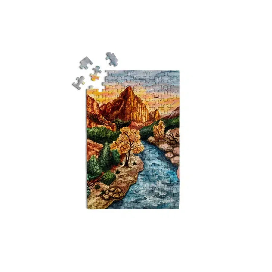 Zion National Park 150 Piece Mini Jigsaw Puzzle Micro Puzzles