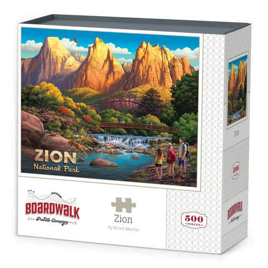 Zion National Park 500 Piece Jigsaw Puzzle Boardwalk