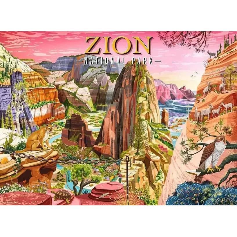Zion National Park 500 Piece Jigsaw Puzzle Ravensburger