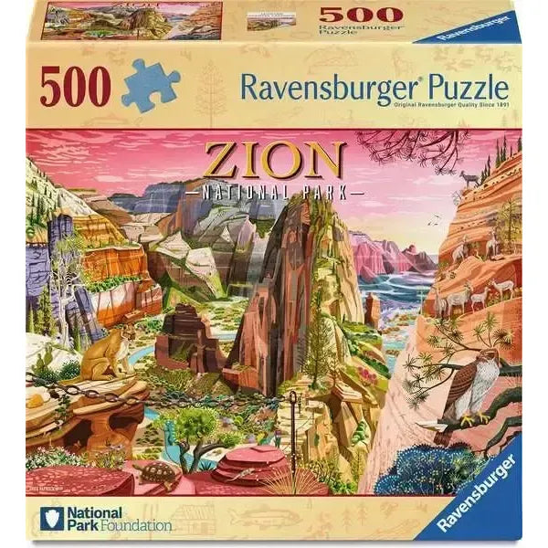 Zion National Park 500 Piece Jigsaw Puzzle Ravensburger