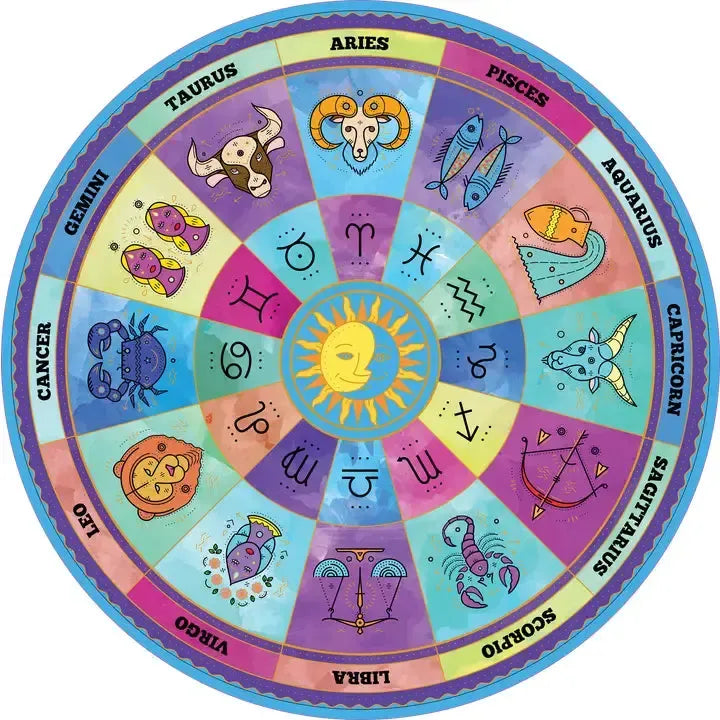 Zodiac 1000 Piece Round Jigsaw Puzzle Peter Pauper