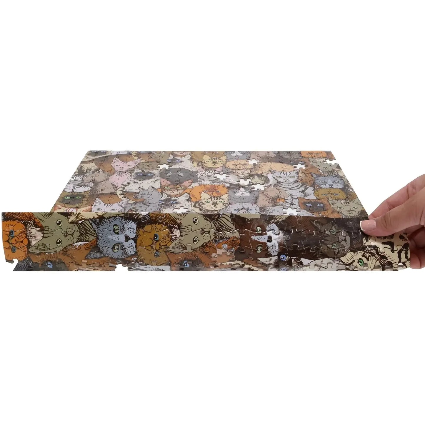 Cats 500 Piece Difficult Double-Sided Jigsaw Puzzle TDC