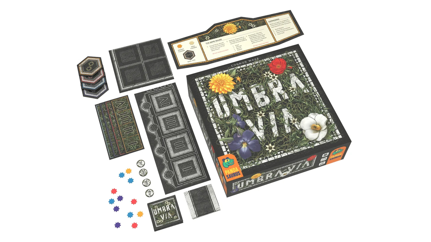 Umbra Via - Strategic Path Building Board Game - Panda Saurus