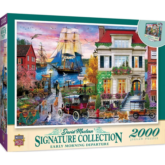 Early Morning Departure 2000 Piece Jigsaw Puzzle MasterPieces