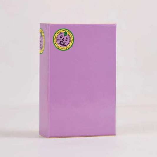 Flat Plum 81 Piece Round Jigsaw Puzzle Le Puzz