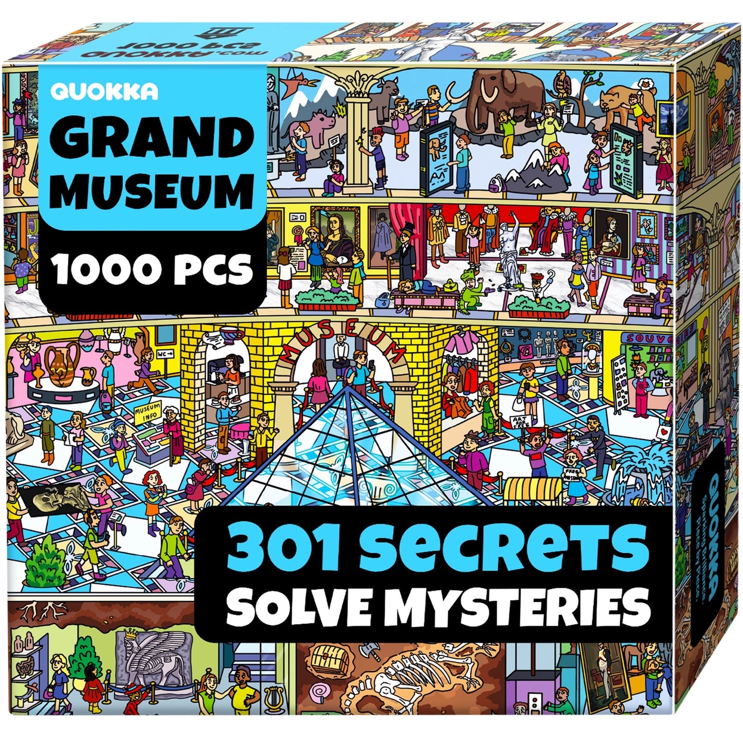 Grand Museum Mystery 1000 Piece Jigsaw Puzzle Quokka