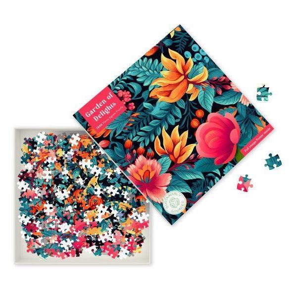 Garden of Delights 1000 Piece Jigsaw Puzzle Flame Tree