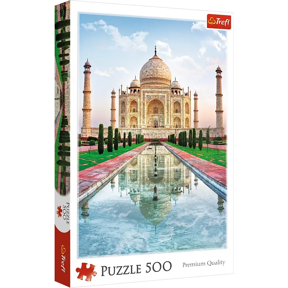 Taj Mahal, Agra India 500 Piece Jigsaw Puzzle Trefl