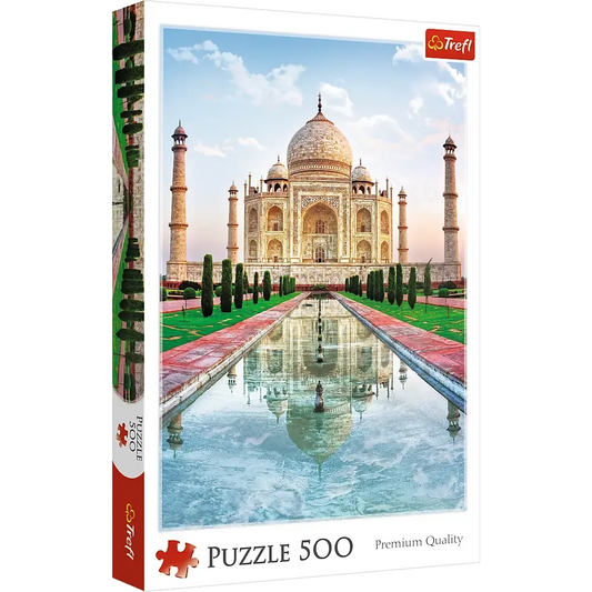 Taj Mahal, Agra India 500 Piece Jigsaw Puzzle Trefl