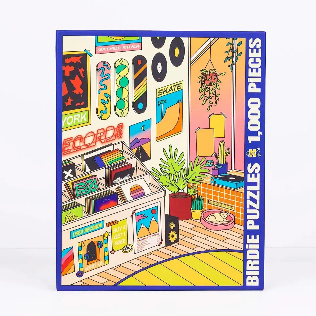 Left of the Dial 1000 Piece Jigsaw Puzzle Birdie