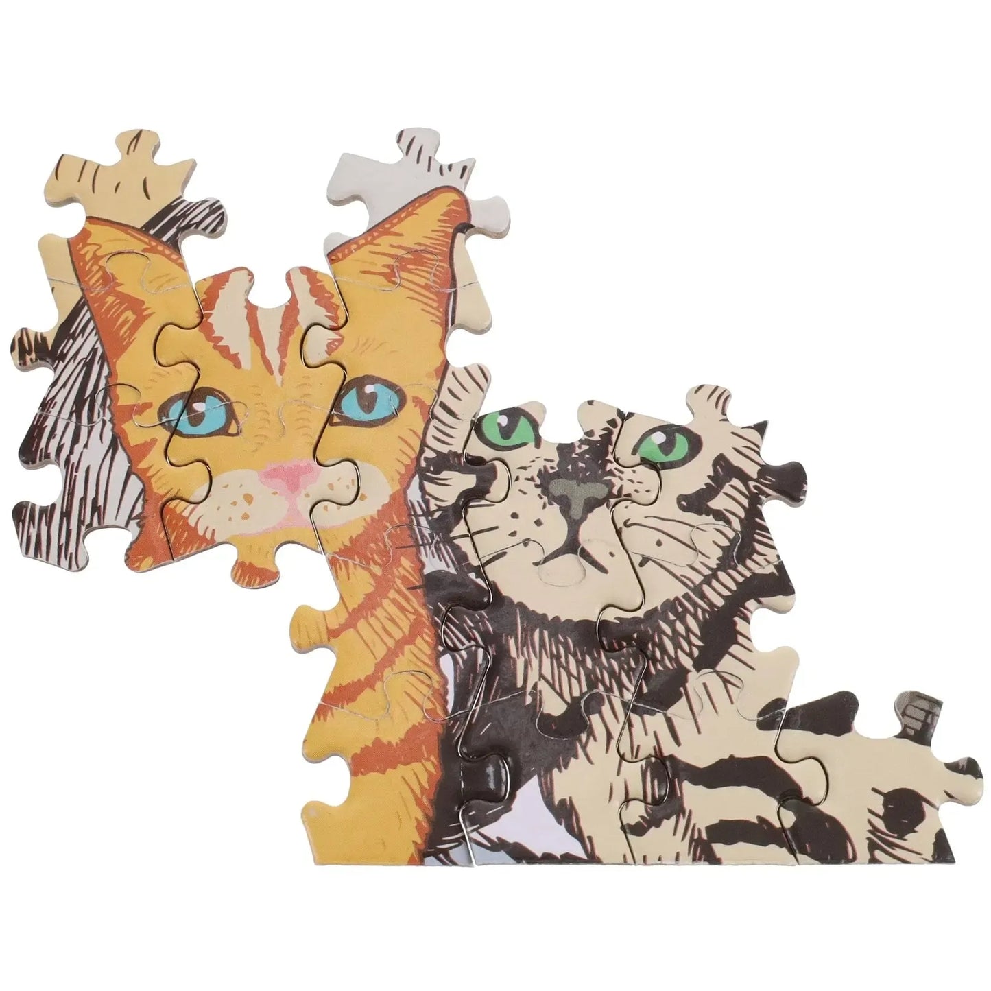 Cats 500 Piece Difficult Double-Sided Jigsaw Puzzle TDC
