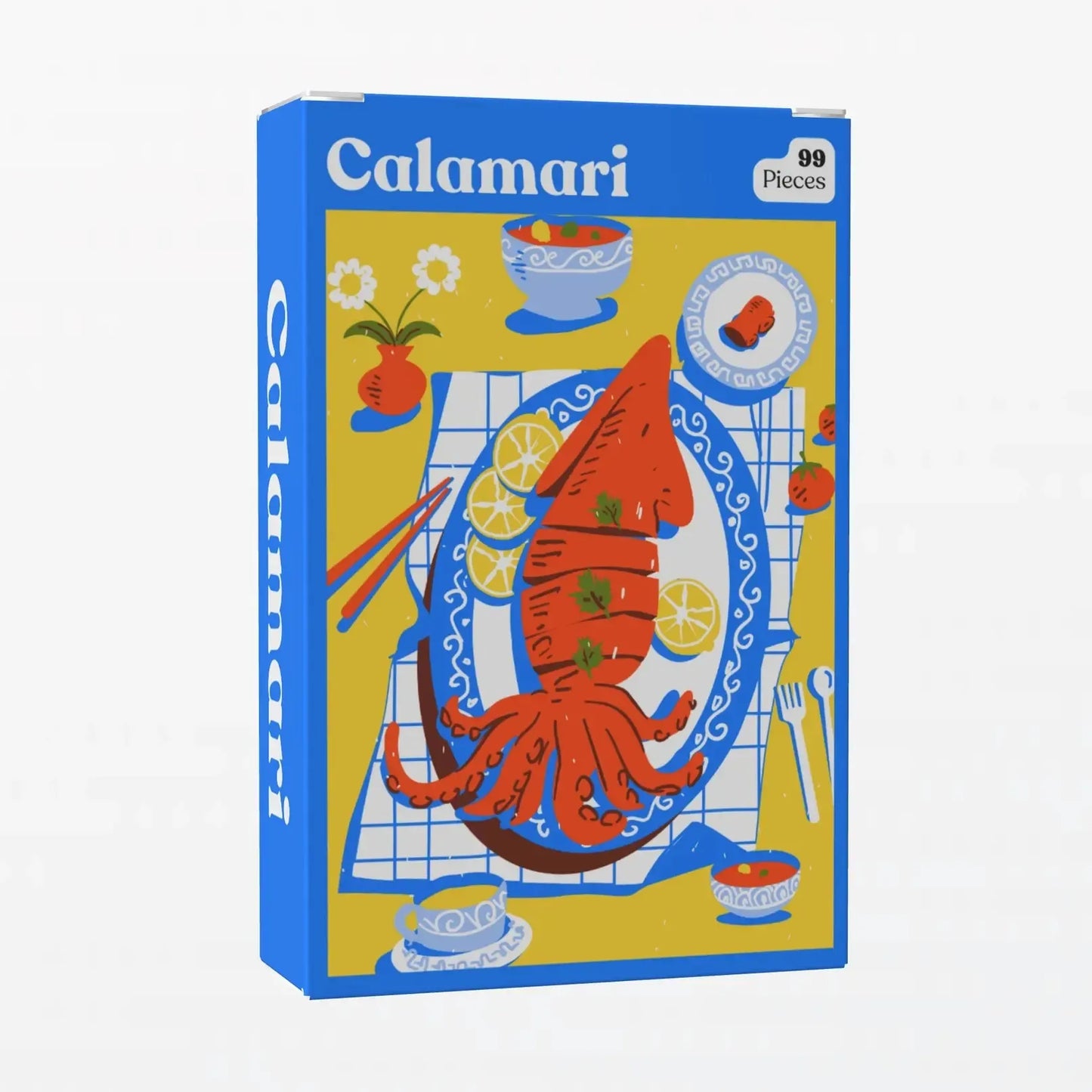 Calamari 99 Piece Mini Jigsaw Puzzle Puzzledly