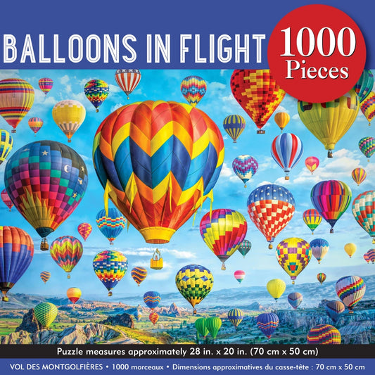 Balloons in Flight 1000 Piece Jigsaw Puzzle Peter Pauper