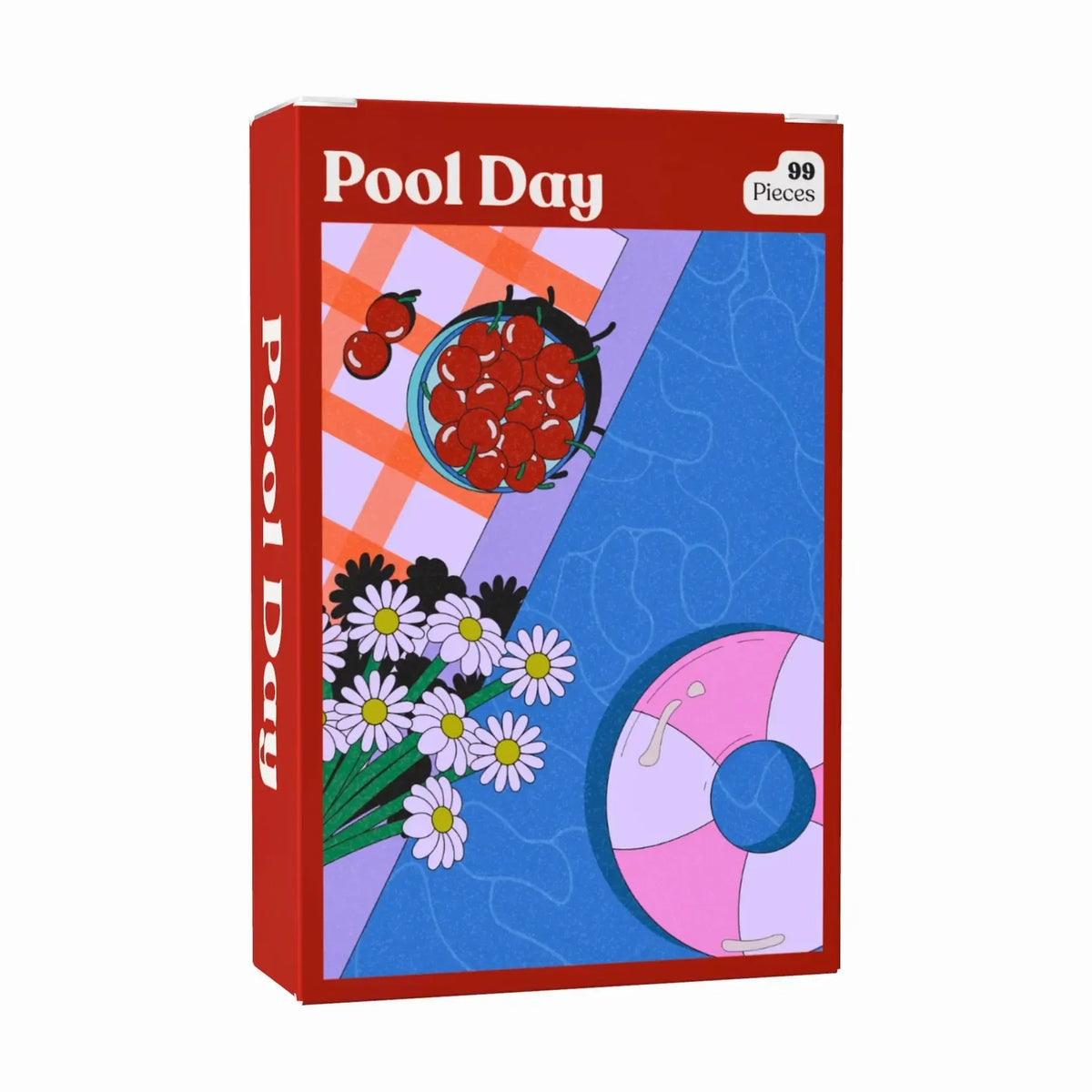 Pool Day 99 Piece Mini Jigsaw Puzzle Puzzledly