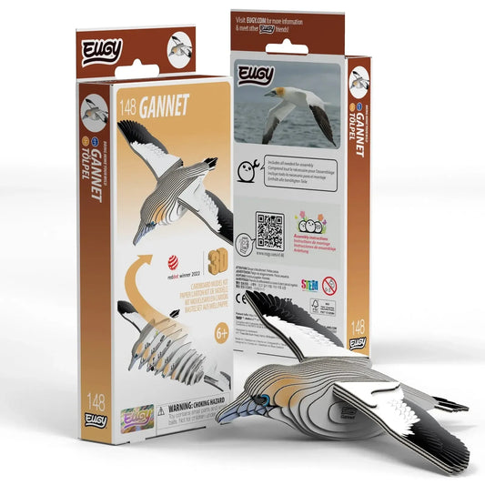 Gannet 3D Cardboard Model Kit Eugy
