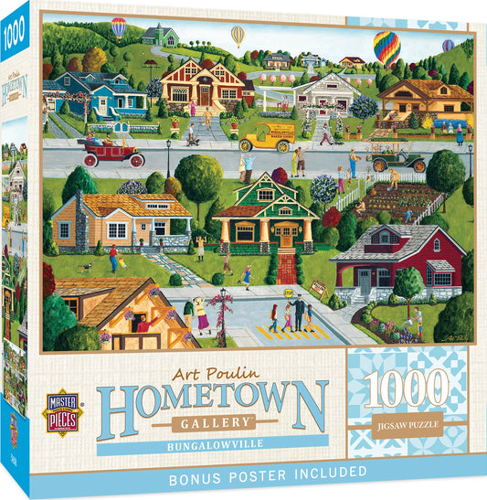 Bungalowville 1000 Piece Jigsaw Puzzle MasterPieces
