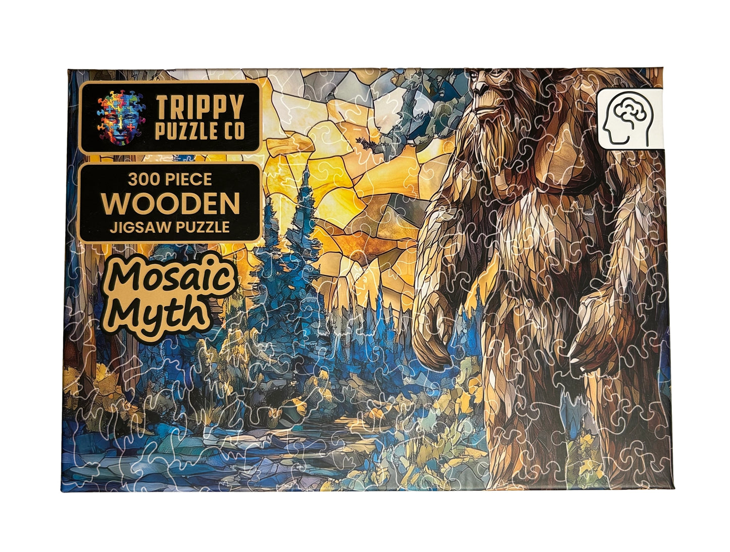 Mosaic Myth 300 Piece Wooden Jigsaw Puzzle Trippy