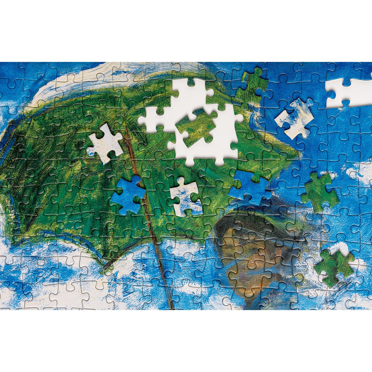 Woman with Parasol by Monet 1000 Piece Jigsaw Puzzle TIAD