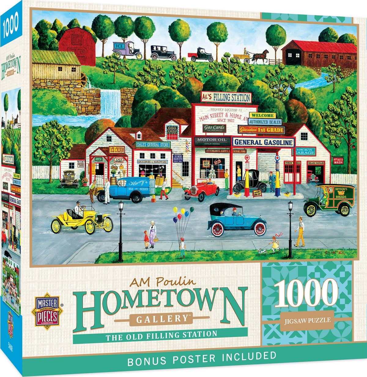 The Old Filling Station Hometown Gallery 1000 Piece Jigsaw Puzzle MasterPieces