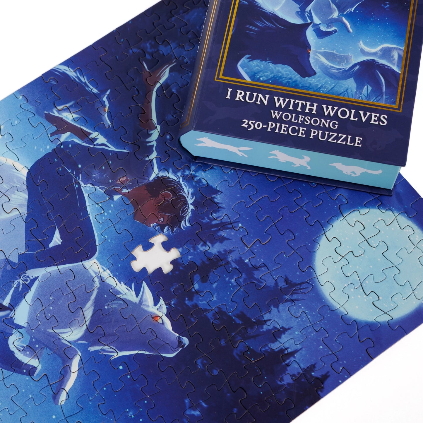 I Run with the Wolves - Wolfsong 250 Piece Jigsaw Puzzle KOT