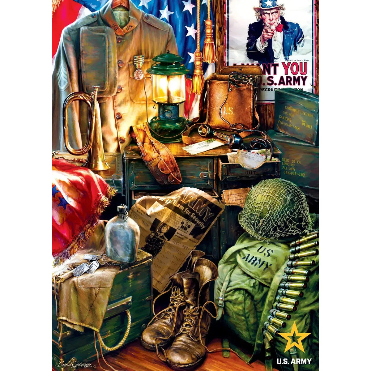 Men of Honor US Army 1000 Piece Jigsaw Puzzle MasterPieces