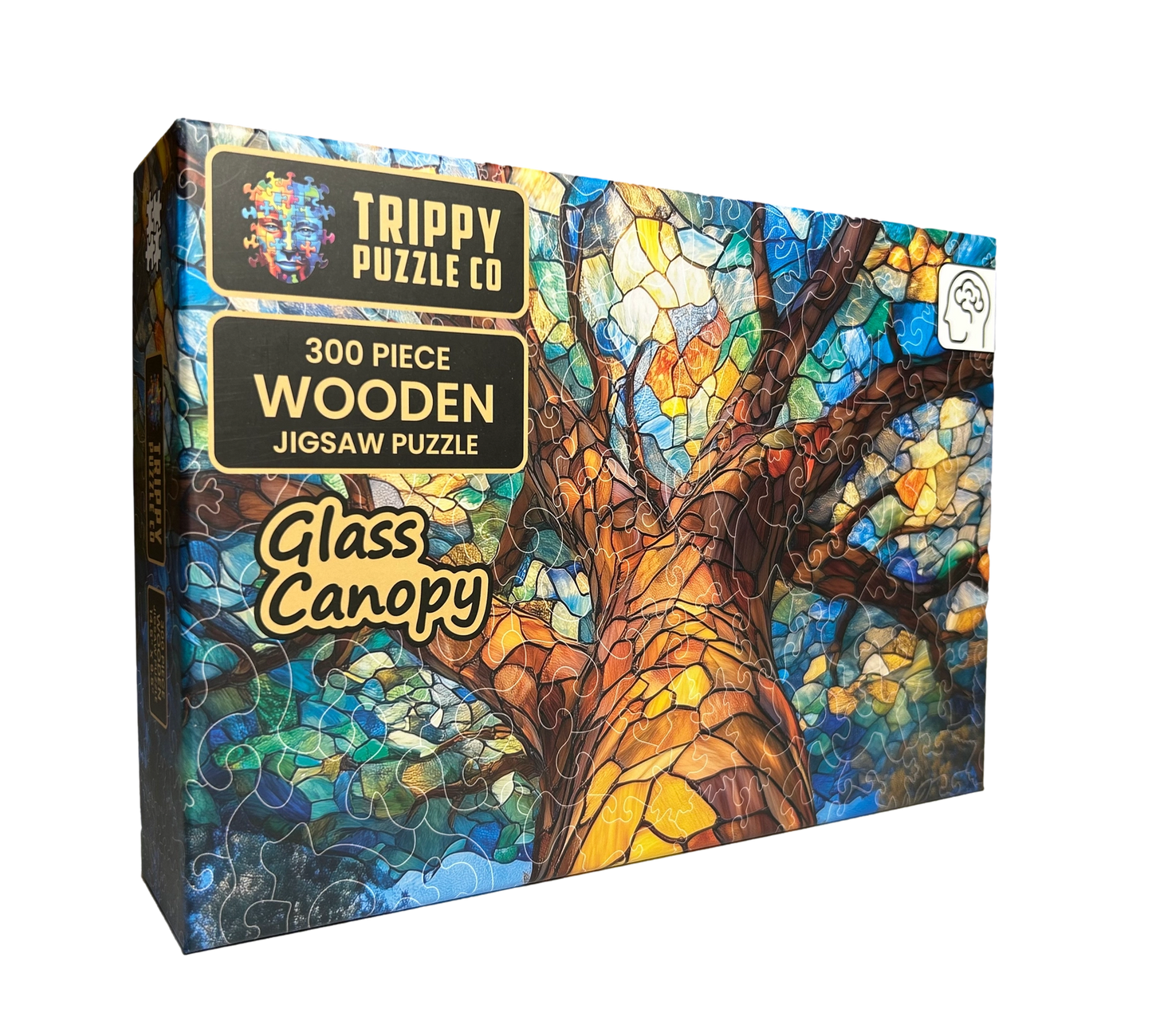Glass Canopy 300 Piece Wooden Jigsaw Puzzle Trippy