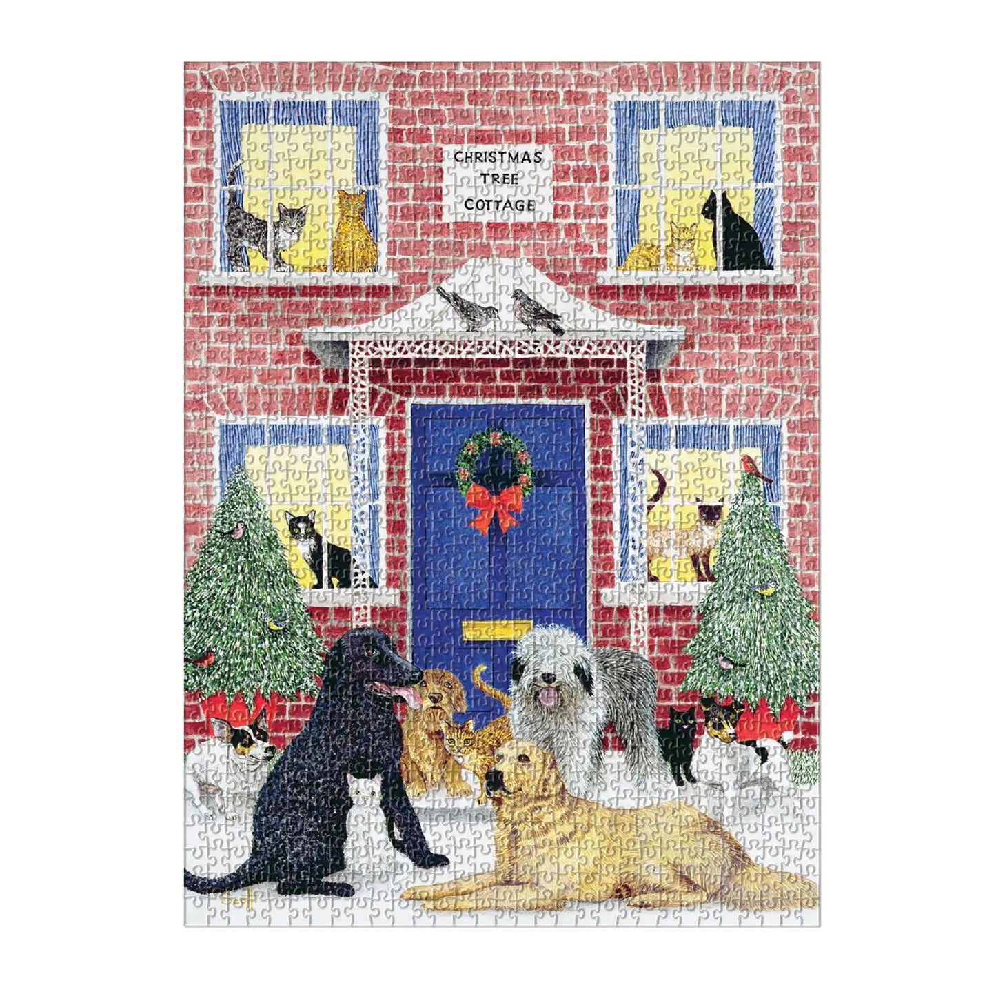 Christmas Cottage 1000 Piece Jigsaw Puzzle Galison