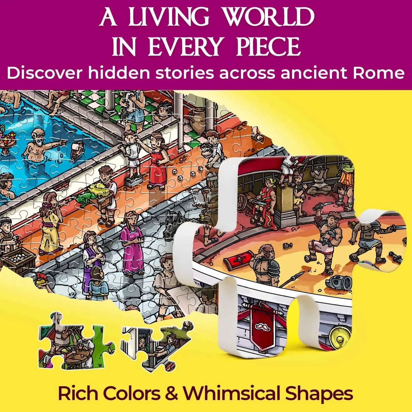 Roman Empire Mystery 1000 Piece Jigsaw Puzzle Quokka
