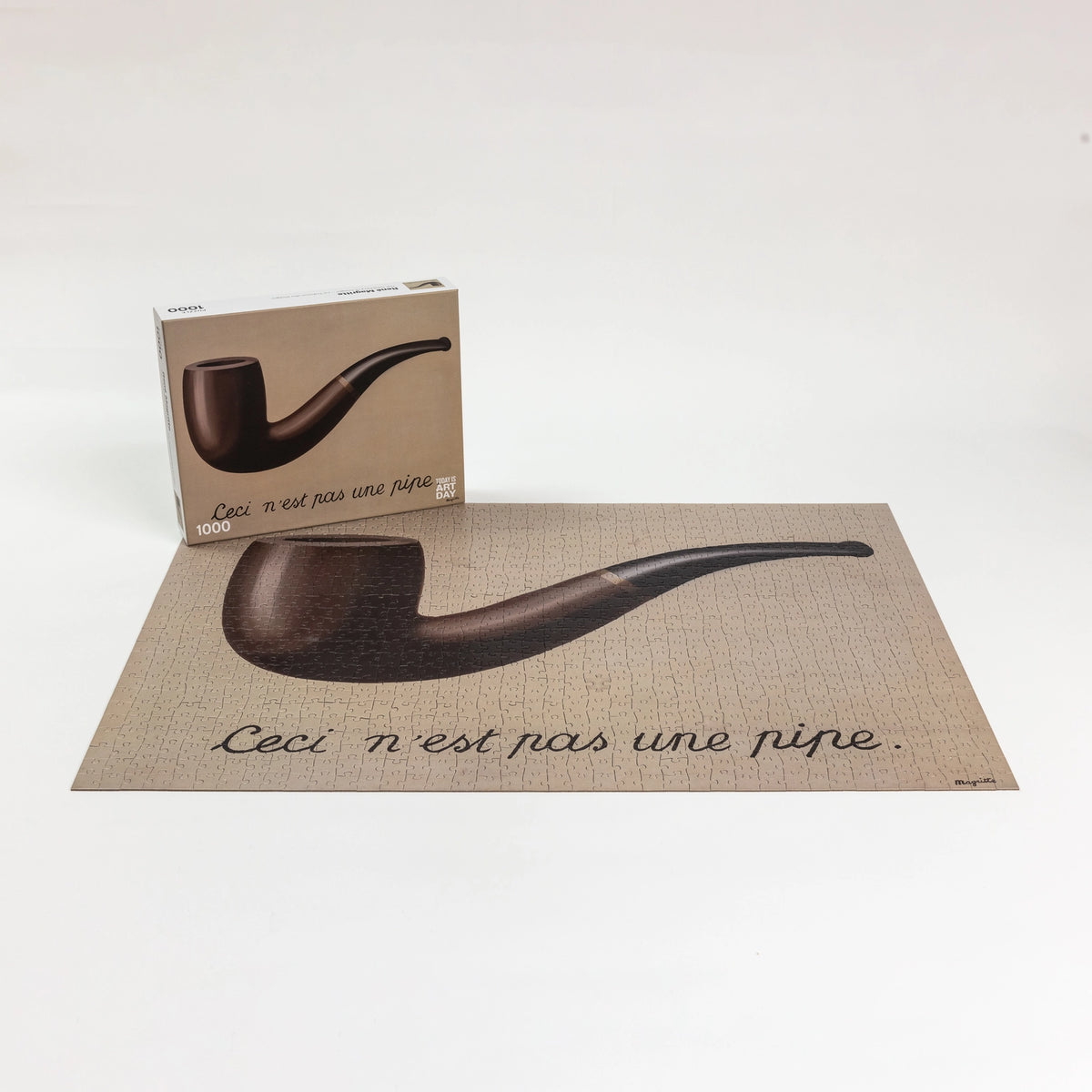 This is Not a Pipe by René Magritte 1000 Piece Jigsaw Puzzle TIAD
