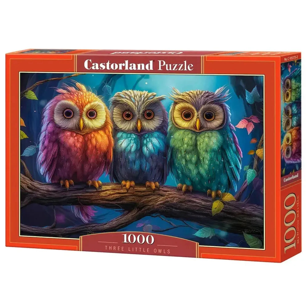 Three Little Owls 1000 Piece Jigsaw Puzzle Castorland