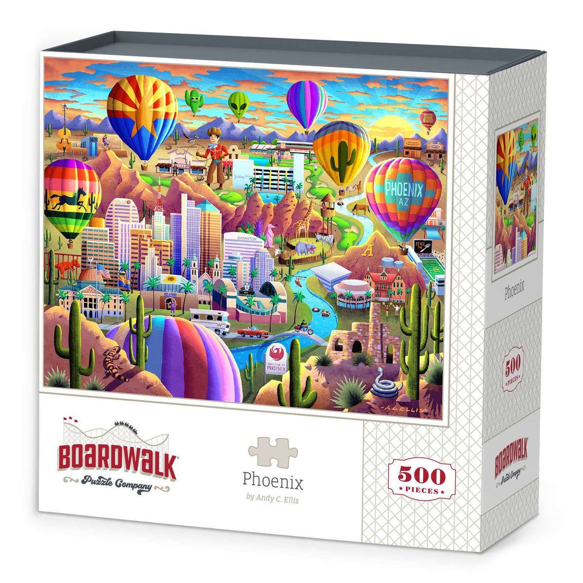 Phoenix Arizona 500 Piece Jigsaw Puzzle Boardwalk