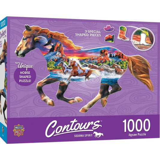 Sedona Spirit Contours 1000 Piece Shaped Jigsaw Puzzle MasterPieces