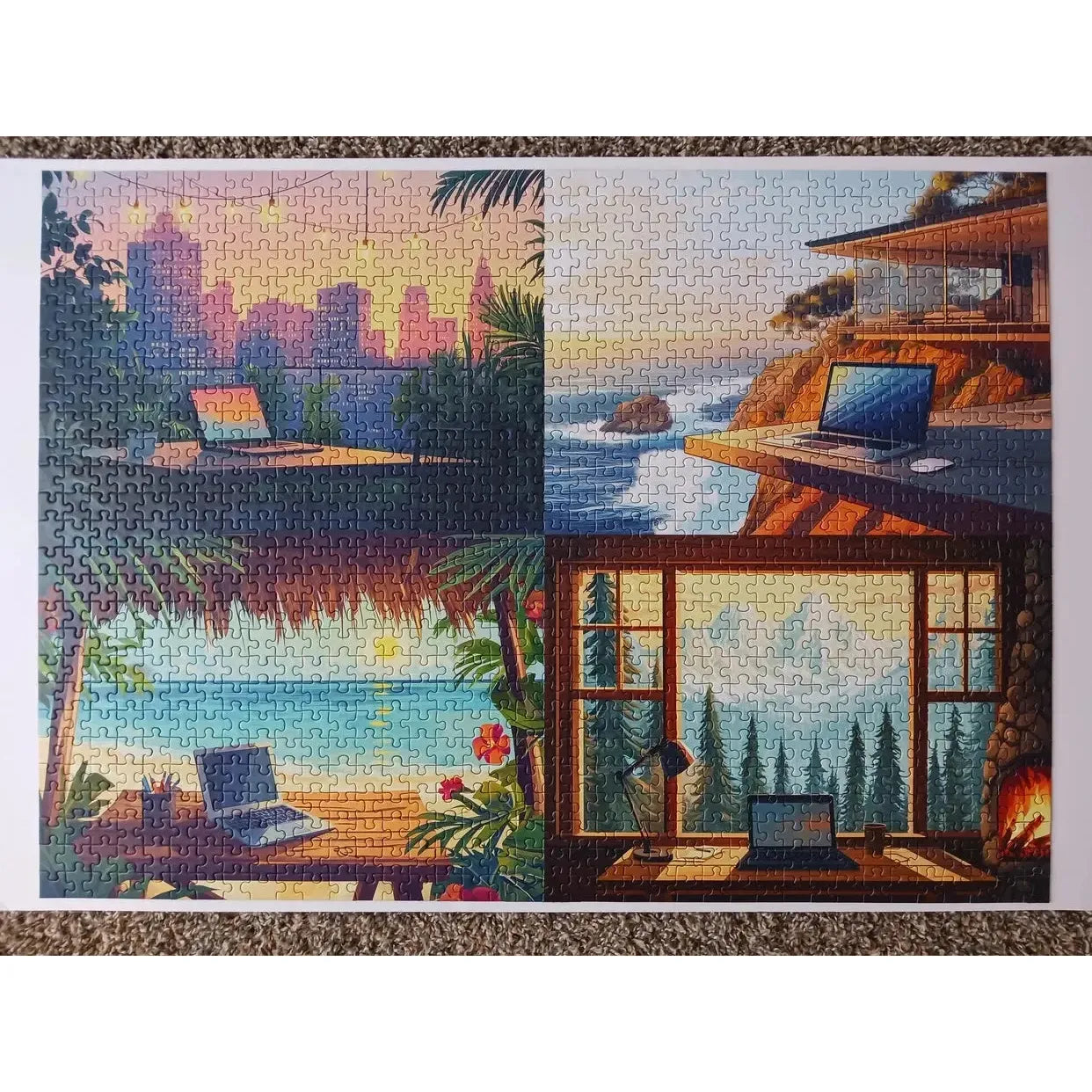 Home Office 1000 Piece Jigsaw Puzzle Snappy