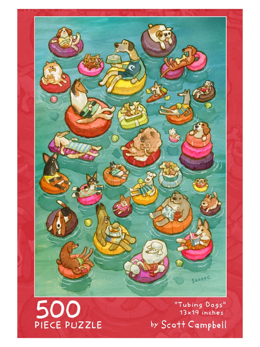 Tubing Life 500 Piece Jigsaw Puzzle Scott C