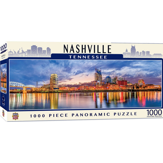 Nashville Tennessee 1000 Piece Panoramic Jigsaw Puzzle MasterPieces