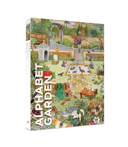 Alphabet Garden by Gale Pitt 1000 Piece Jigsaw Puzzle Pomegranate
