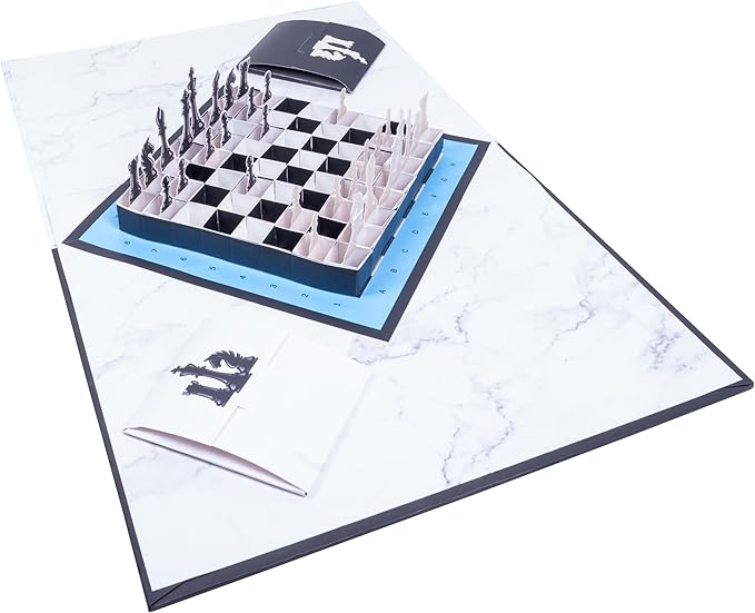 Pop-Up Chess - Compact, Foldable, Travel Friendly Set - Fizz
