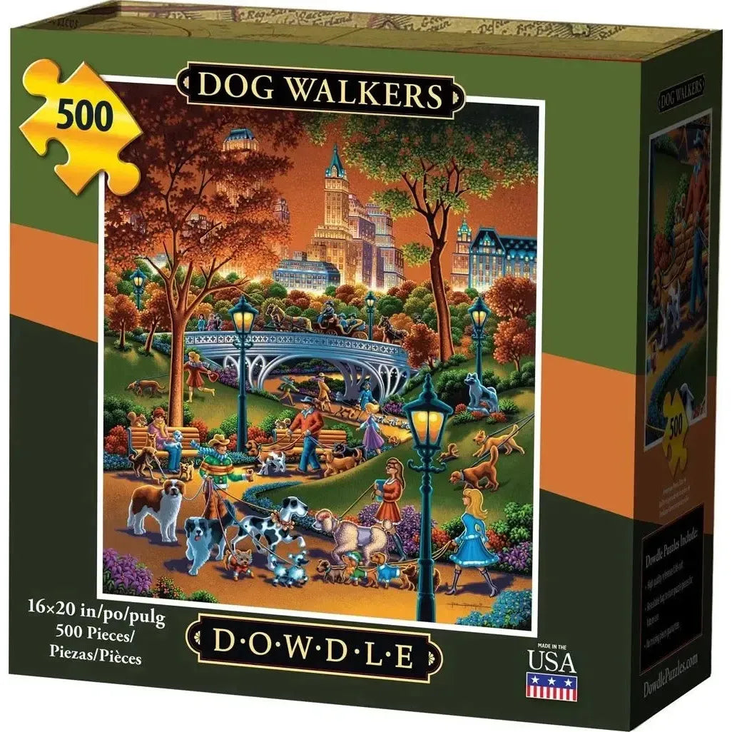 Dog Walkers 500 Piece Jigsaw Puzzle Dowdle
