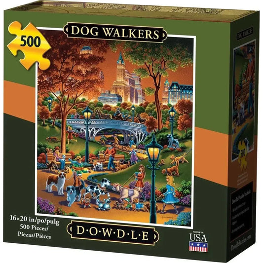 Dog Walkers 500 Piece Jigsaw Puzzle Dowdle