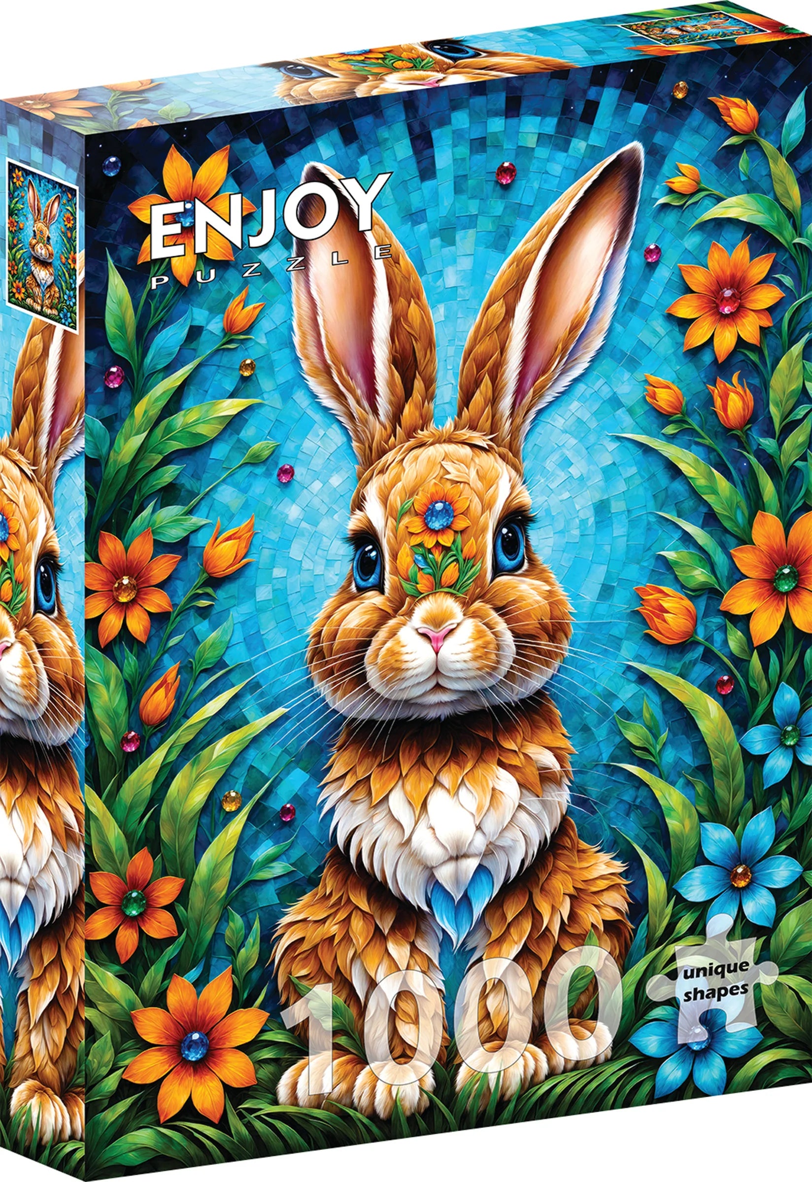Garden Bunny 1000 Piece Jigsaw Puzzle Enjoy