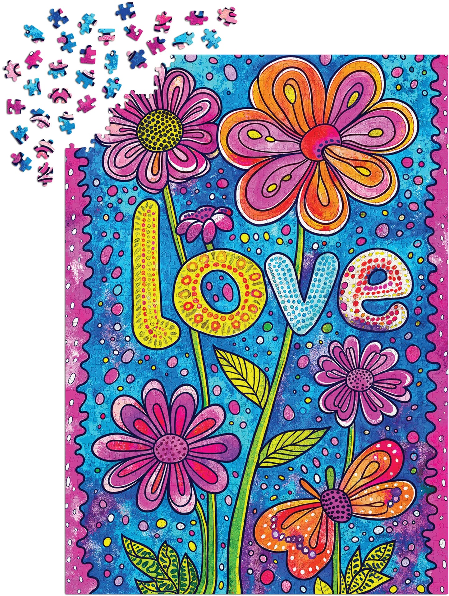 Floral Love 1000 Piece Jigsaw Puzzle Enjoy