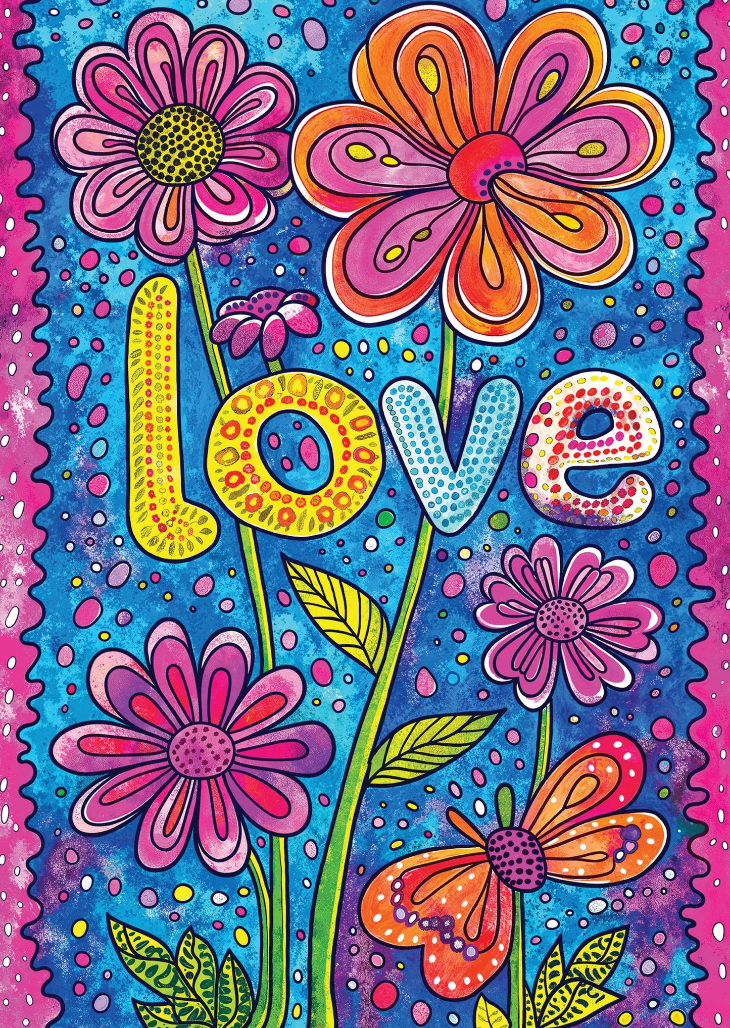 Floral Love 1000 Piece Jigsaw Puzzle Enjoy