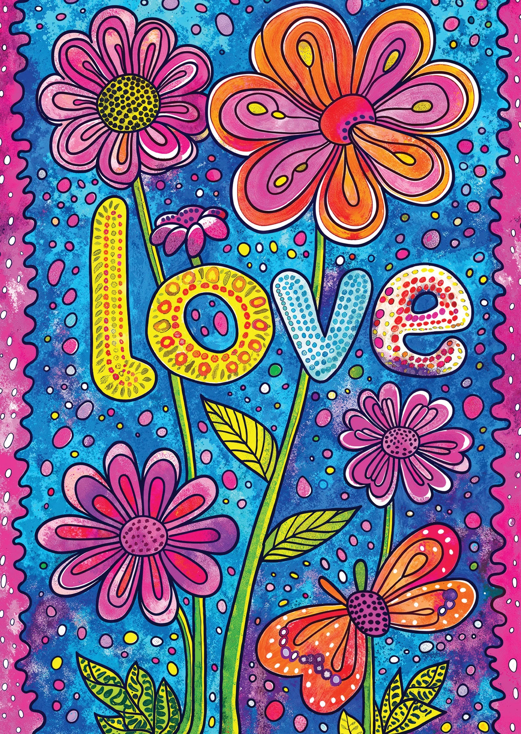 Floral Love 1000 Piece Jigsaw Puzzle Enjoy