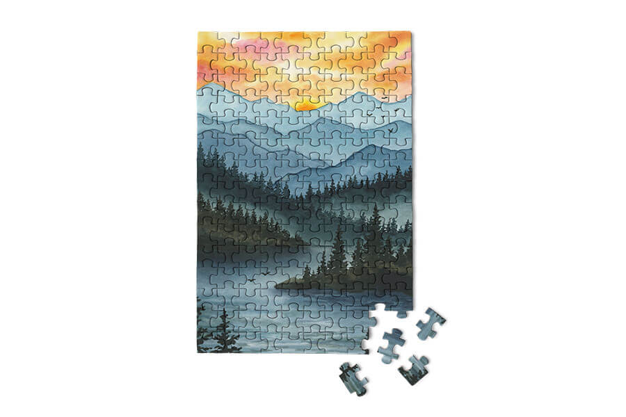 Great Smoky Mountains National Park 150 Piece Mini Jigsaw Puzzle Micro Puzzles