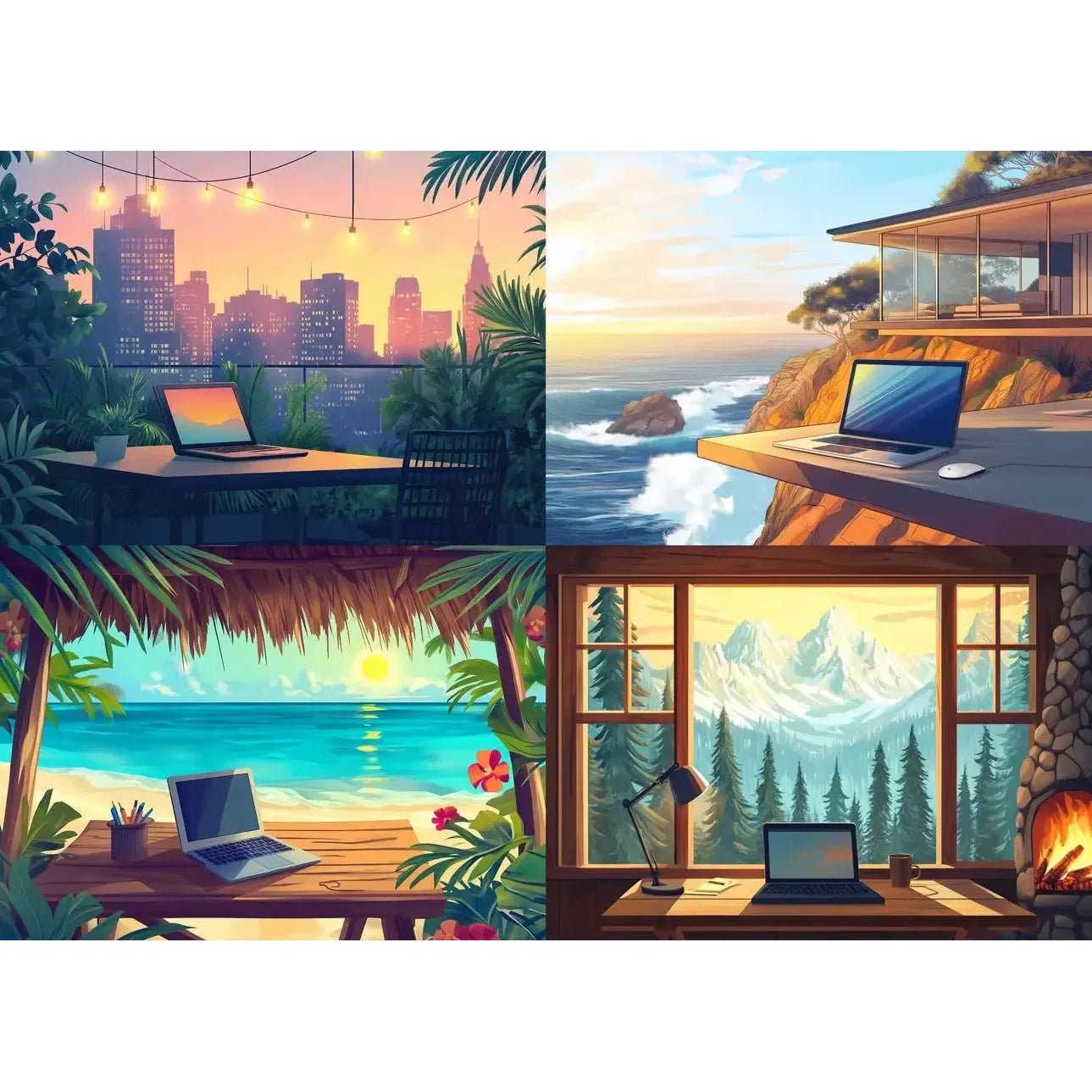 Home Office 1000 Piece Jigsaw Puzzle Snappy