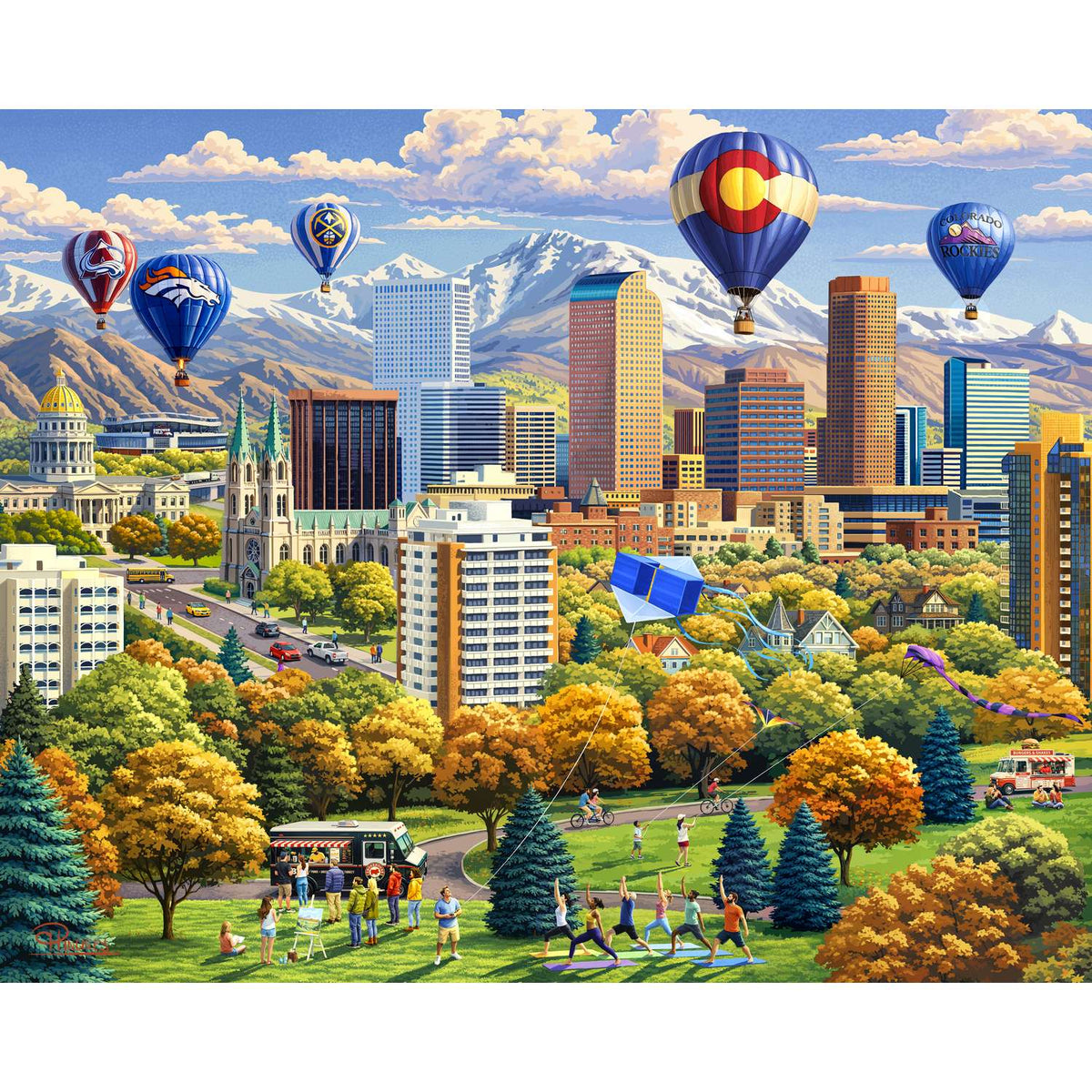 Denver Colorado 1000 Piece Jigsaw Puzzle Boardwalk